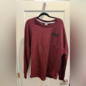 Victoria's Secret PINK Burgundy Sweatshirt
